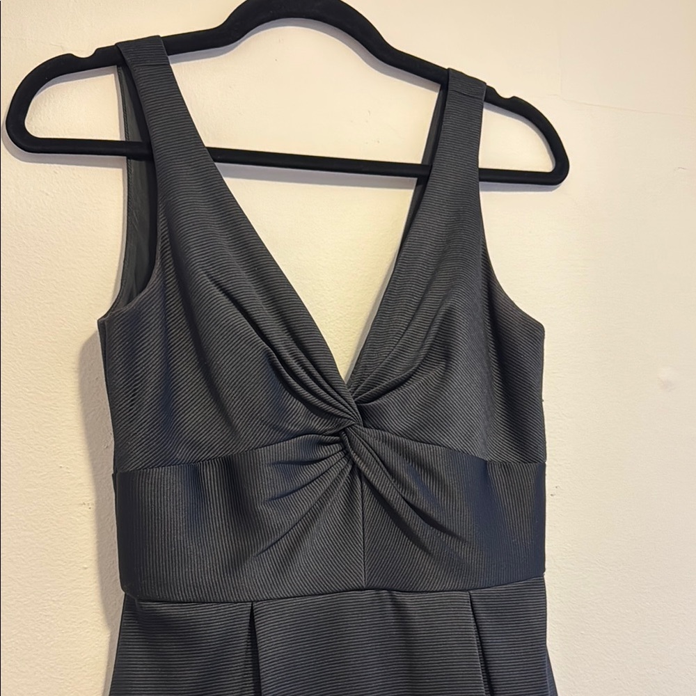 Night Way A-line gold Zipper Back Knot Mini Dress - Picture 4 of 16